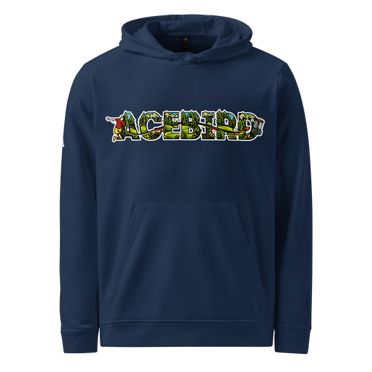 Acebird 'Disc Golf In Nature' | Adidas Fleece Hoodie