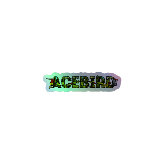 Acebird "Disc Golf In Nature" Holographic Sticker