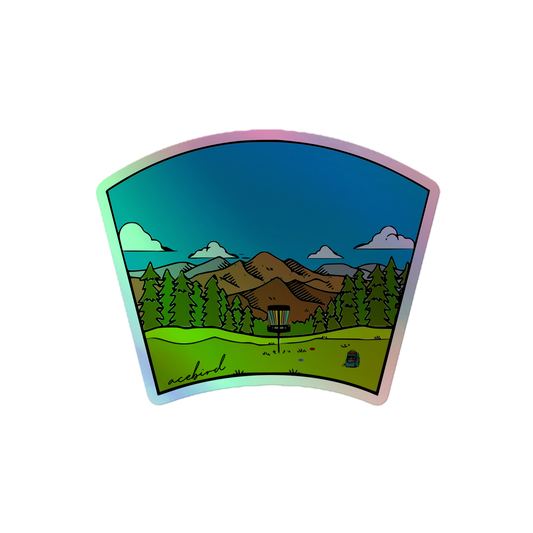 *Limited Edition* | Disc Golf - Adventure | Holographic sticker