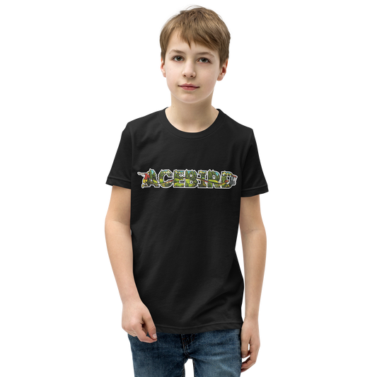 Acebird "Disc Golf In Nature" Youth Short Sleeve T-Shirt