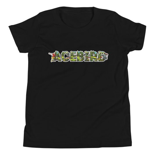 Acebird 'Disc Golf In Nature' | Youth Short Sleeve T-Shirt